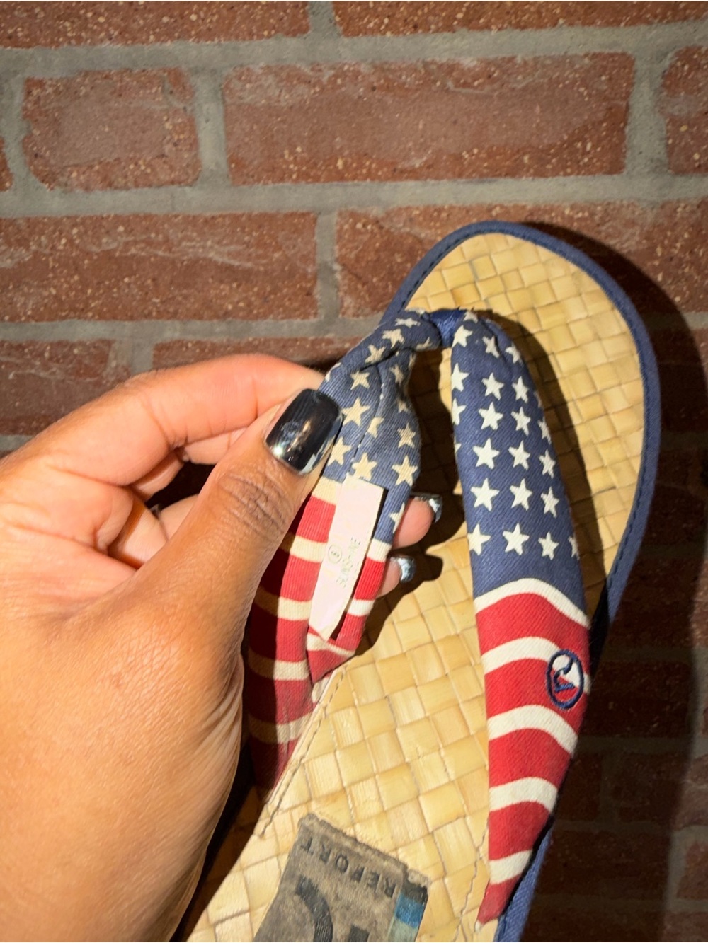 American Flag Platform Flip Flops - Stars & Stripes - Picture 5 of 7